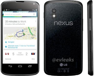 LG Nexus 4 evleaksin julkaisemassa lehdistökuvassa