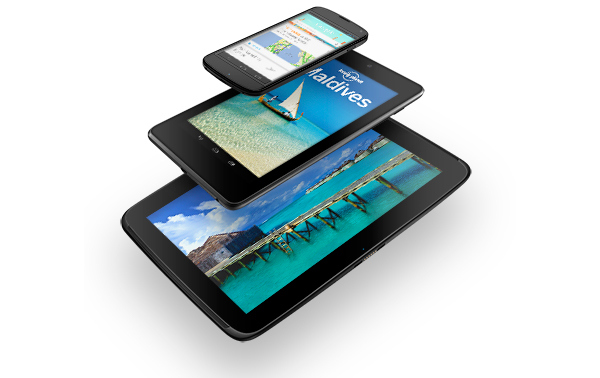 Nexus 4, Nexus 7 ja Nexus 10