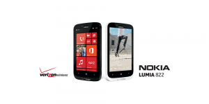 Nokian aiempi Lumia 822 Verizon Wirelessille
