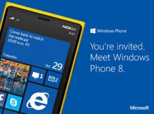 Kutsu Windows Phone 8 -tapahtumaan