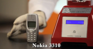 Nokia 3310 ennen tehosekoittimen käsittelyä