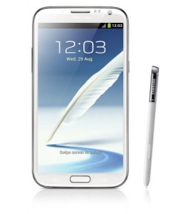 Samsung Galaxy Note II sekä S Pen -kynä