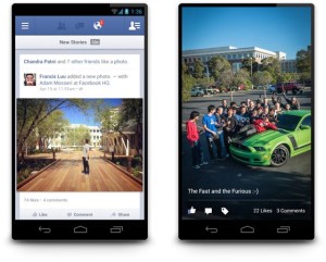 Kuvankaappauksia Facebook 2.0:sta Androidille