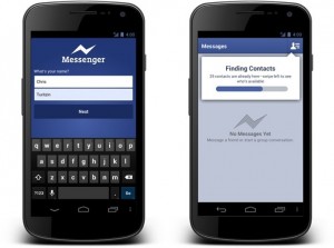 Facebook Messenger Androidilla - ei enää Facebookiin rekisteröitymispakkoa