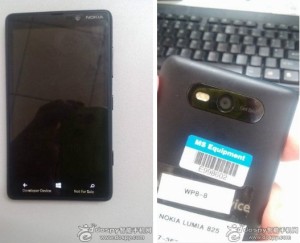 Nokia Lumia 825 vuotaneissa kuvissa