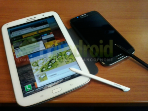 Samsung Galaxy Note 8.0 Frandroidin aiemmin julkaisemassa kuvassa