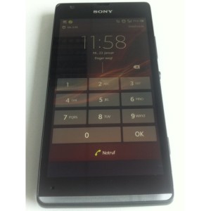 Sony Xperia SP, mallikoodiltaan C530x Xperia Blogin aiemmin julkaisemassa kuvassa edestä