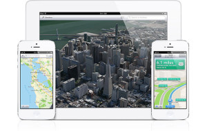 Apple iPhone 5 ja iPad ja Apple Maps