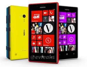 Nokia Lumia 720 aiemmin vuotaneessa kuvassa