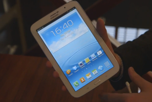 Samsung Galaxy Note 8.0 videolla