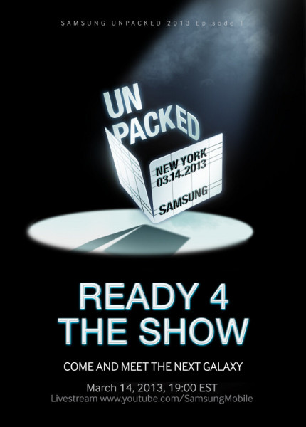 Samsungin Twitterissä julkaisema kiusoittelukuva Unpacked-tapahtumasta