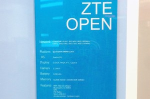 ZTE Openin ominaisuudet Engadgetin julkaisemassa kuvassa