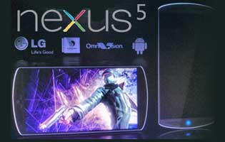 Anonyymin lähteen mukaan kuva on LG:n otos Nexus 5 -prototyypistä.