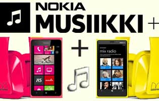 Nokia Musiikki+ -palvelu lanseerataan Suomessa yksinoikeudella Elisan kanssa huhtikuun alussa.