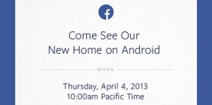 Facebookin Android-tilaisuuden kutsu
