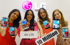LG:n LTE-puhelimet ylittivät 10 miljoonan rajan
