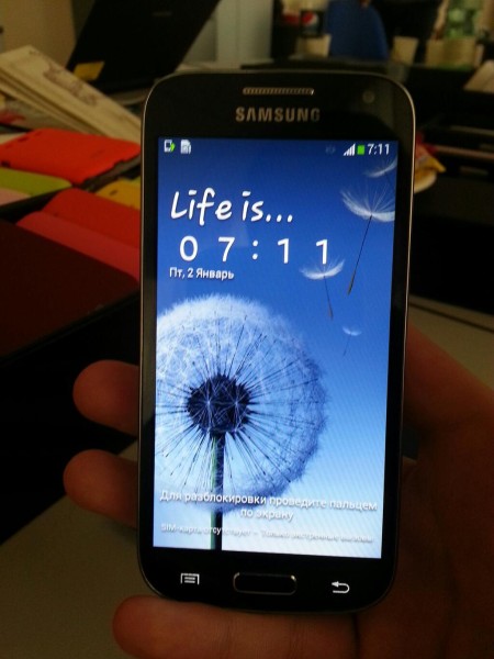 Samsung Galaxy S4 Mini SamMobilen julkaisemassa kuvassa