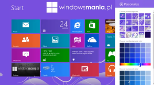 Kuvankaappaus Windows 8:n Blue-päivitystä esittelevältä Windowsmania.pl:n videolta