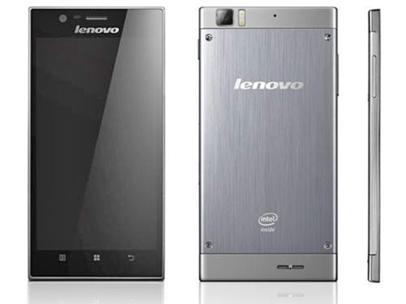 Lenovon Ideaphone K900 on ensimmäinen Intelin Clover Trail -suorittimella varustettu älypuhelin.