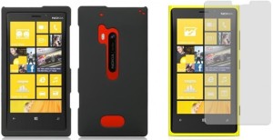 Varusteita Lumia 928:lle - kuvassa Lumia 920:n päällä