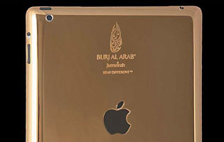 Gold & Co.:n kultaama iPad.
