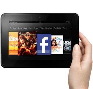 Seitsentuumainen Amazonin Kindle Fire HD