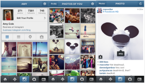 Kuvankaappauksia Instagramin uudesta 3.5 -versiosta