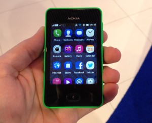 Nokia Asha 501 ja sovellusvalikko