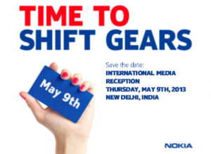 Nokian kutsu 9. toukokuuta järjestettävään julkistustilaisuuteen