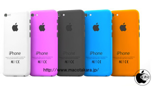 Macotakaran luomassa kuvassa Applen edullisempaan iPhoneen odotetut värivaihtoehdot