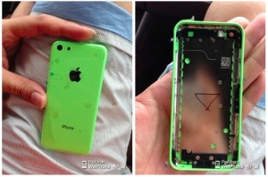 Applen väitetyn edullisemman iPhonen vihreä kuori WeiPhonen vuotokuvassa