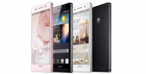 Huawei Ascend P6 eri väreissä