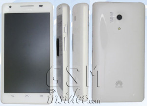 Huawei Honor 3 eri puolilta GSMinsiderin julkaisemassa kuvassa