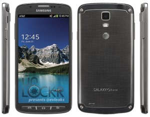 Samsung Galaxy S4 Active @evleaksin julkaisemassa kuvassa