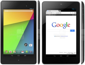 Uusi Nexus 7 vs. aiempi Nexus 7 Phone Arenan julkaisemassa vertailukuvassa