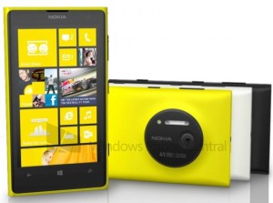 Tältä Nokia Lumia 1020 tulee näyttämään. Windows Phone Centralin aiemmin julkaisema kuva.