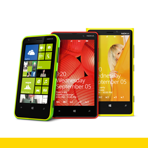 Nokian Lumia-mallistoa: Lumia 620, Lumia 820 ja Lumia 920