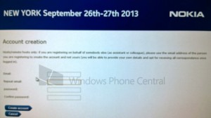 Mystinen Nokian tilaisuus New Yorkissa 26.-27. syyskuuta. Windows Phone Centralin kuva.