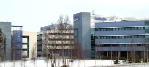 Nokian ja Microsoftin entisiä tiloja Oulussa.