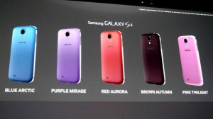 Samsung Galaxy S4:n tulevat värivaihtoehdot mustan ja valkoisen jatkoksi
