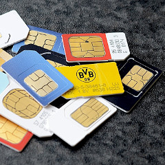 SIM-kortteja