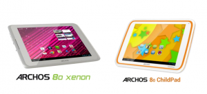 Archos 80 xenon ja Archos 80 Childpad -tabletit