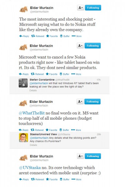 Murtazinin kommentit Microsoft-Nokiasta
