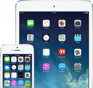 Nykyinen iOS 7 iPhonessa ja iPadissa