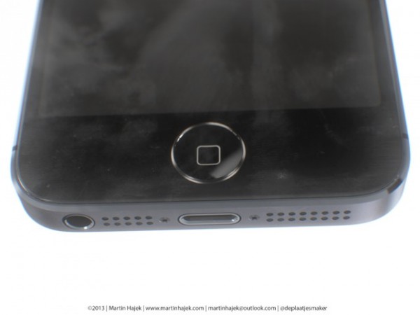 Martin Hajekin luoma konseptikuva iPhone 5S:n kotinäppäimestä