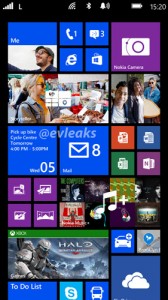 Nokia Banditin eli Lumia 1520:n aiempaa laajempi aloitusnäkymä