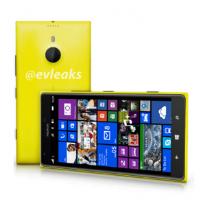 Nokia Lumia 1520 @evleaksin aiemmin vuotamassa lehdistökuvassa