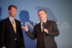 Siilasmaa ja Elop tänään Nokian tiedotustilaisuudessa