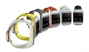 Samsung Galaxy Gear eri väreissä