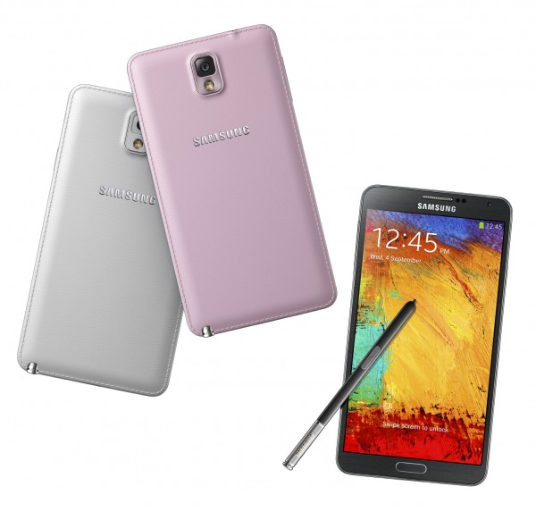 Uusi Samsung Galaxy Note 3 eri väreinä